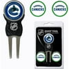 Team Golf NHL Vancouver Canucks Divot Tool Pack With 3 Golf Ball Markers