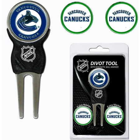 UPC 637556157454 product image for Team Golf NHL Vancouver Canucks Divot Tool Pack With 3 Golf Ball Markers | upcitemdb.com