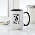 thumbnail image 4 of CafePress - Iclimb Large Mug - 15 oz Ceramic Large White Novelty Mug, 4 of 4