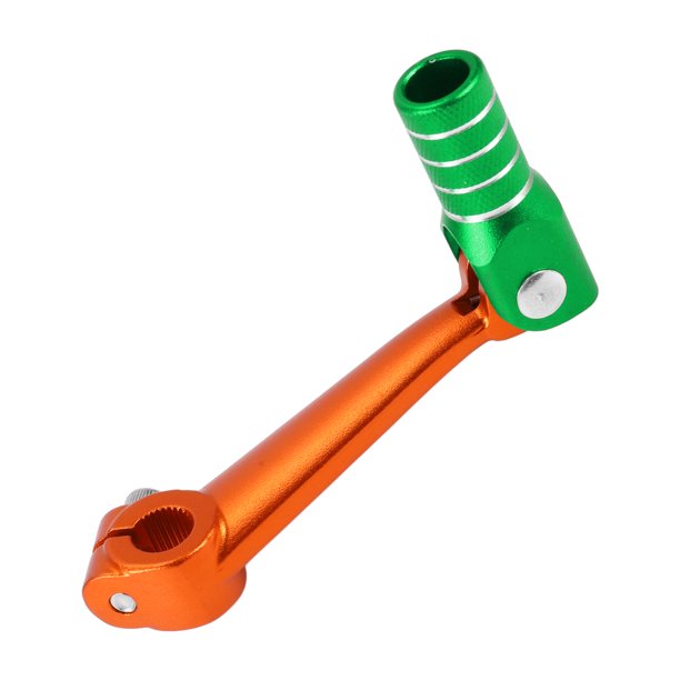 Palanca de cambio de motocicleta plegable para Bosuer M5, palanca de cambio de pedal, color naranja, verde y tono plateado