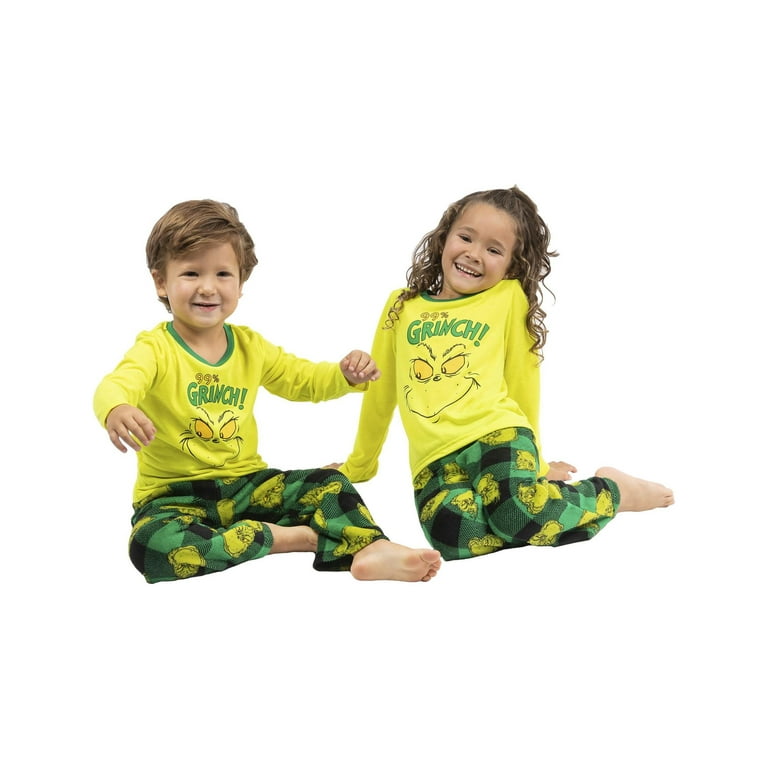 Dr. Seuss The Grinch Matching Family Pajama Sets, 2-Piece, Women's