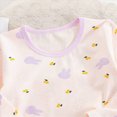 thumbnail image 5 of NOLDARES Toddler Baby Boys Fall Clothes Set Stripe Embroidery Long Sleeve Sweatshirt Pullover Tops & Pants Outfits Size:9-10 Y,Purple, 5 of 7