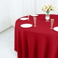 thumbnail image 2 of Efavormart 5 Pack Round Tablecloth, 120 Inch Stain & Wrinkle Resistant Washable Table Cloth, Decorative Polyester Fabric Table Cover for Banquet, Wedding, Dining- Wine, 2 of 10