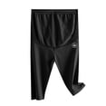 thumbnail image 6 of QIUOMBBP Pregnancy Pants Five-inch Summer Wear Cloud-like Maternity Belly Pants Maternity Leggings Yoga Pants Black XL, 6 of 7