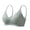 Green, variant on Women's Bars Daily Solid Color Bra Adjustable Straps Breast Cup Underwear