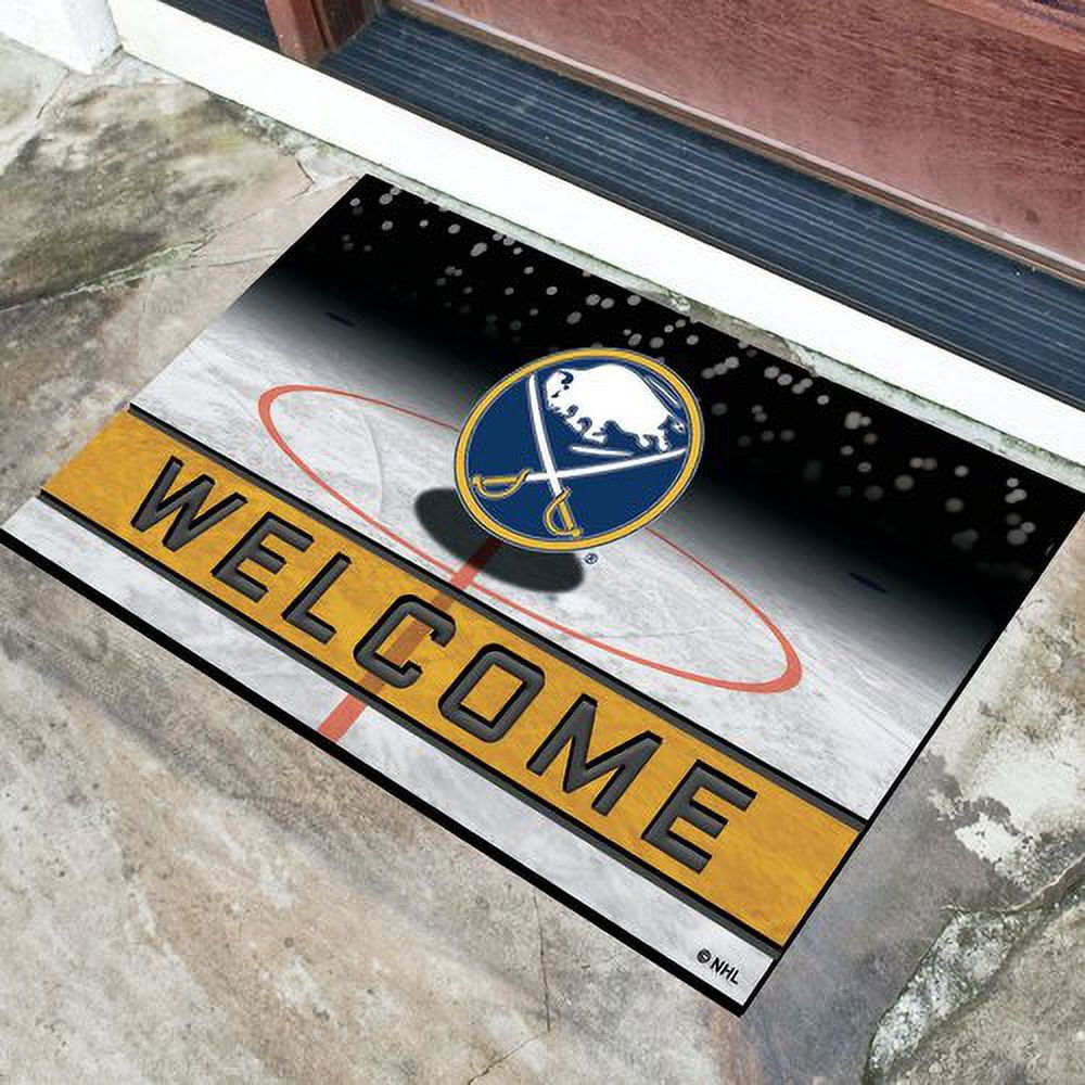 NHL Columbus Blue Jackets Heavy Duty Crumb Rubber Door Mat