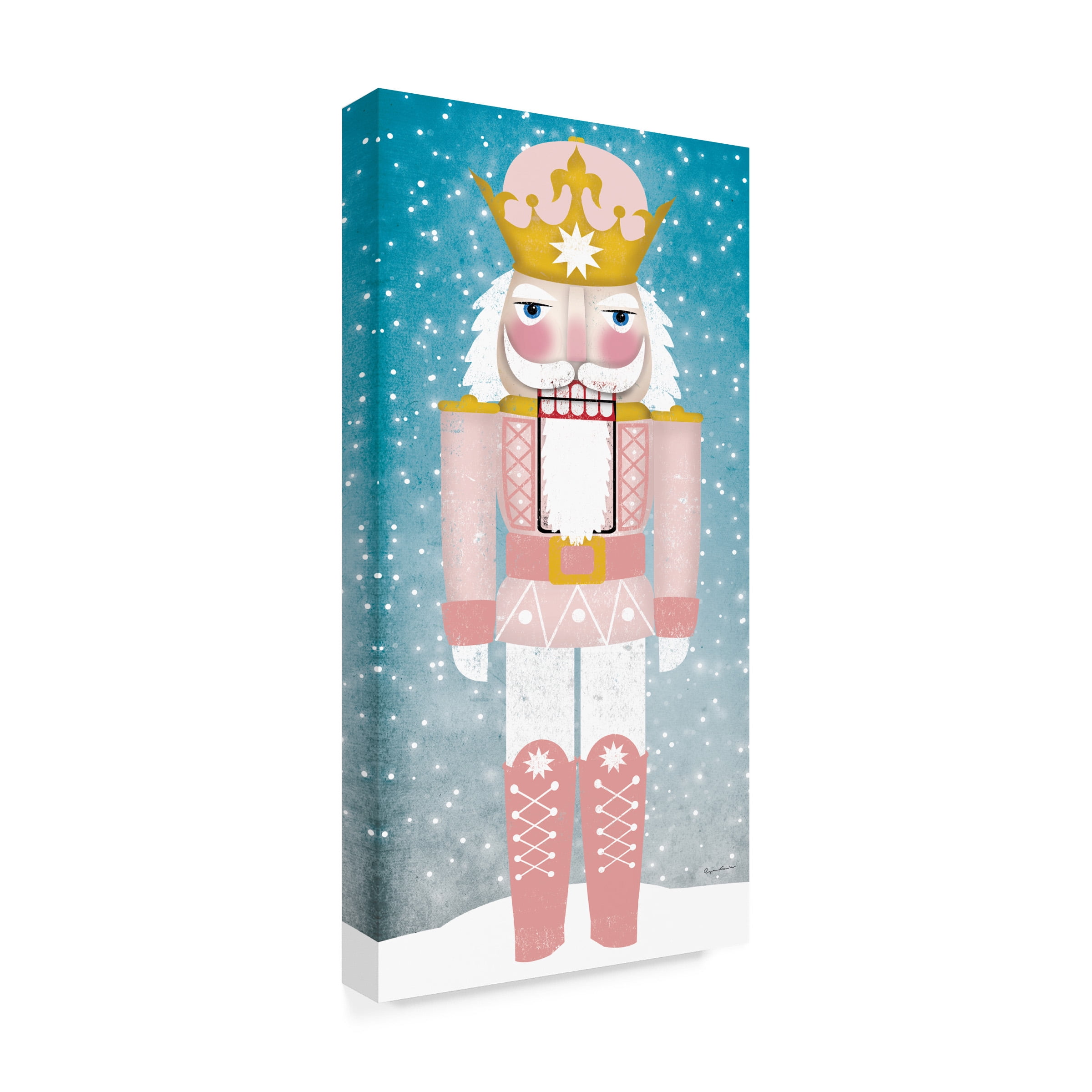 Ryan Fowler 'Nutcracker III Blush' Canvas Art