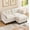 beige(chenille), variant on Modular Sectional Sofa, 76.5" L-Shaped Corduroy Comfy Sectional Couches for Living Room, 2-Seater Cloud Couches with 1 Movable Ottoman, Flexible Combination Modern Deep Seat Sofa (Grey)