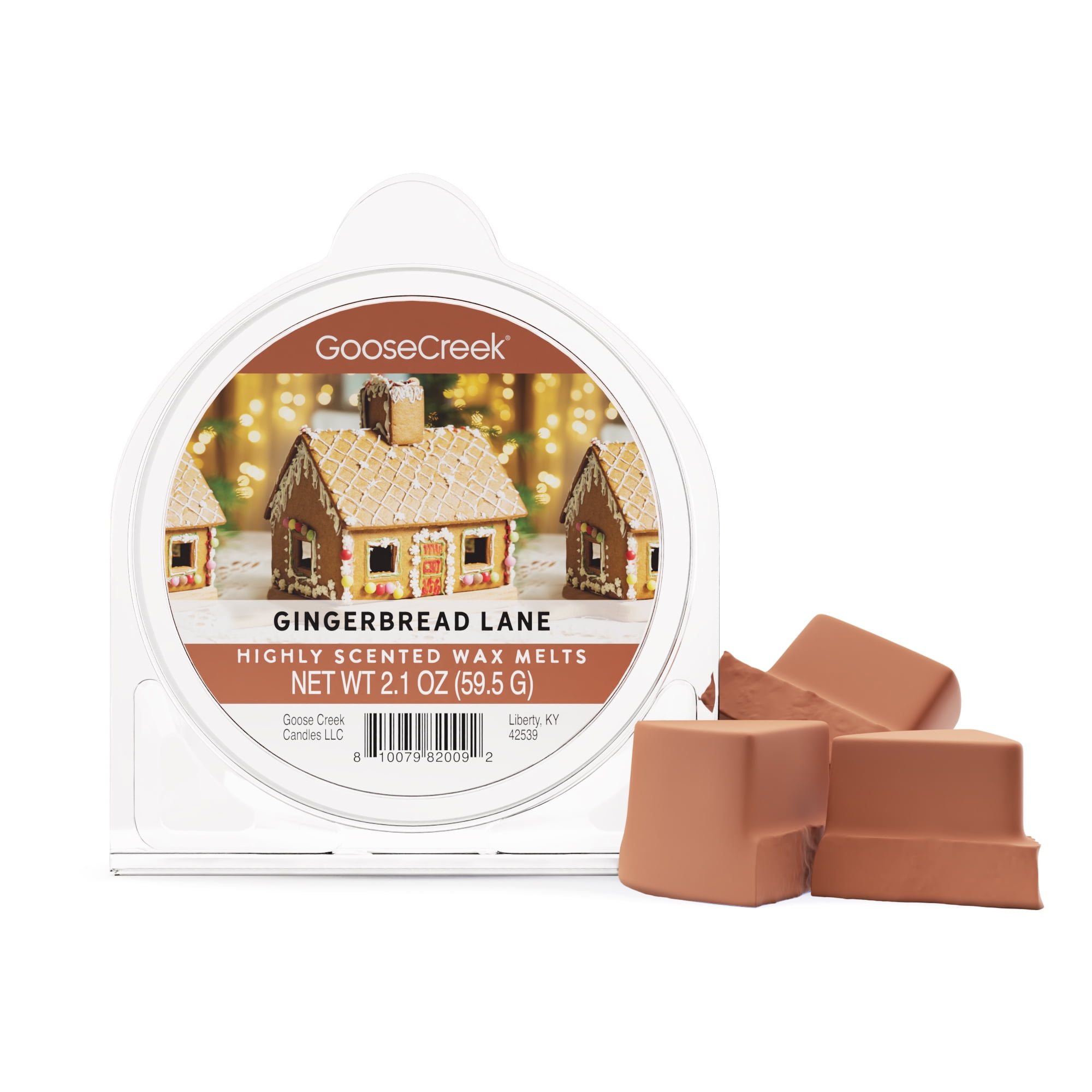 (2 pack) Goose Creek, Gingerbread Lane Scented Wax Melt, 2.1 oz