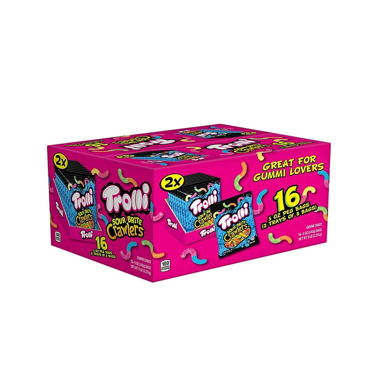 Trolli Sour Brite Crawlers 5 Lb Bag - Office Depot