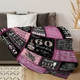 thumbnail image 7 of 60th Birthday Gifts for Women Best Birthday Decorations for Mom Aunt Friends,Back in Unique 60 Year Old Birthday Blanket for Her,Soft Comfortable Throw Blanket 60''x80'', 7 of 7