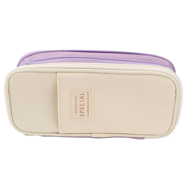 Student Pencil BagLarge Pen Bag Simple Large Pencil Case Pencil Pouch Streamlined Design