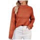 thumbnail image 2 of Puntoco Suéter Moda Mujer Casual Color Sólido Cuello Redondo Suéter De Punto Liquidación De Navidad Puntoco Puntoco-2502, 2 of 8