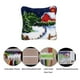 thumbnail image 3 of Funda de cojín Hugo Material de bricolaje de alfombra con lengüeta suministro Casa de nieve, 3 of 8
