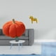 thumbnail image 2 of Cojín de peluche de calabaza de Halloween y figura sueca, cojín decorativo para sofá y escultura de animal para dormitorio y estantería de entrada., 2 of 8