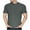 Dark Gray, variant on Men's Crew Neck Short Sleeve Polyester T-Shirt Slim Fit Basic Casual Top Lightweight T-Shirt