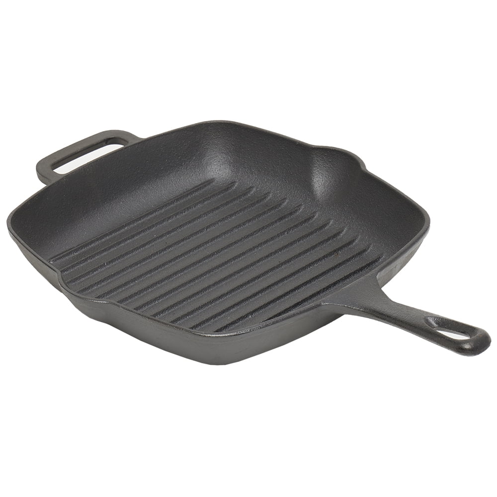  Ecolution Cast Iron Mini Square Griddle Pan, 6-Inch: Grill  Pans: Home & Kitchen