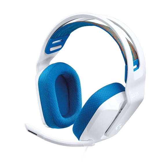 Audífonos Logitech con micrófono y cable G335 Blanco