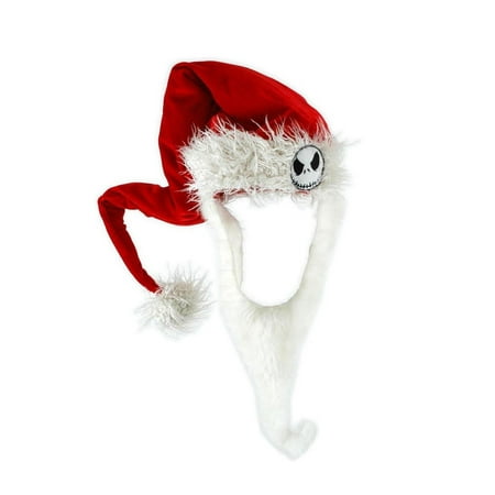 The Nightmare Before Christmas Jack Costume Santa Hat & Beard Adult One Size