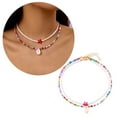 thumbnail image 2 of Handmade Beaded Shell Necklace Adjustable Length Decoration for Trendy Women, 2 of 17