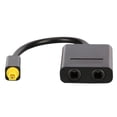 thumbnail image 4 of 1x2 Digital Optical Audio Splitter One Input to Two Outputs Audio Adapter (Black), 4 of 6