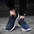 thumbnail image 4 of Mens Casual Sneakers Breathable Running Blue45, 4 of 7