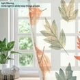 thumbnail image 4 of Yayeee Window Curtains Light Filtering 63"x52" Grommet Panel Pair Home Living Room Decor, Red Autumn Leaves, 4 of 7