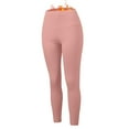 thumbnail image 4 of DHFJKG Women's High Waisted Thermal Leggings Long Johns Solid Color Tight Bottoms Loungewear Base Layer Cold Weather Comfort Trousers, 4 of 7