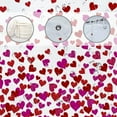 thumbnail image 3 of Happy Valentine''s Day Shower Curtain Falling Heart Mother''s Day Romantic Shower Curtain for Bathroom Bathtubs Decor Easy Care Washable Durable Polyester Fabric 72"x72", 3 of 5
