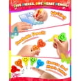 thumbnail image 3 of Juego de tarjetas de San Valentín JoyFiesta con lápices de corazón apilables, 28 unidades, 3 of 8