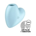 thumbnail image 3 of Satisfyer Stimulateur d'Impulsions Aériennes Cœur Mignon Bleu, 3 of 5