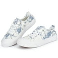 thumbnail image 5 of JENN ARDOR Womens Canvas Shoes Sneakers Low Top Tennis Shoes Elastic Collar Slip-on Back Shoes Casual Walking Shoes, 5 of 9