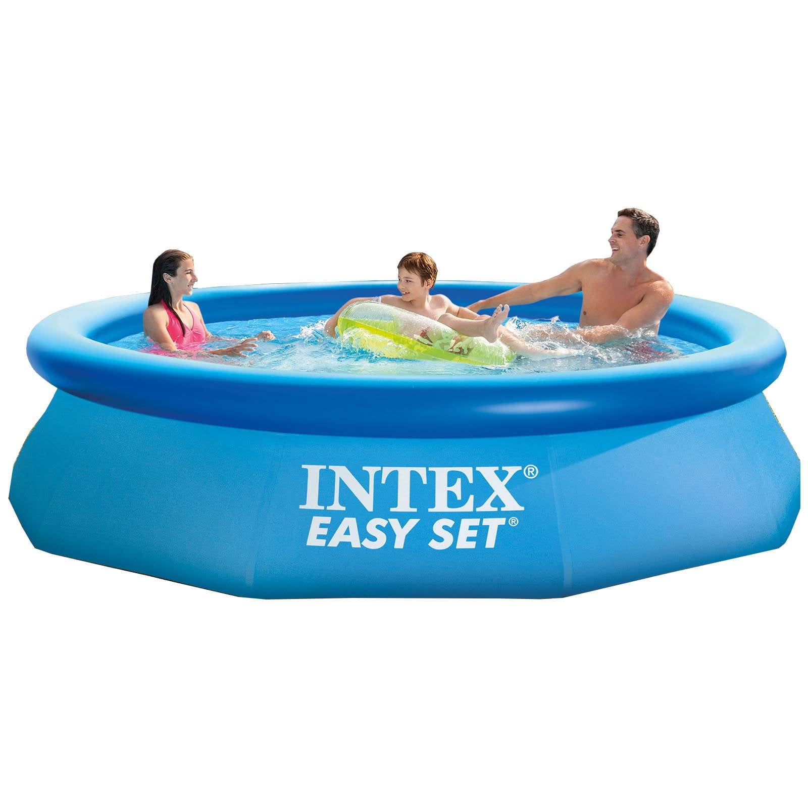 forhandler Dare kradse Intex Easy Set 10 Ft x 30 In Above Ground Inflatable Round Swimming Pool -  Walmart.com