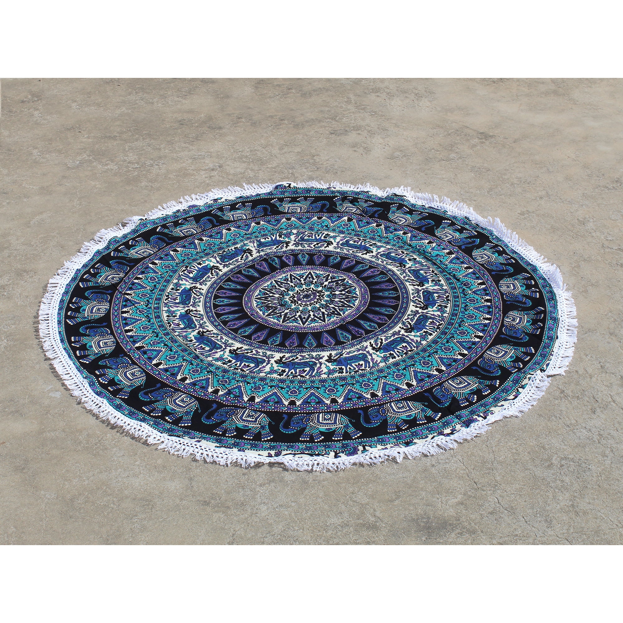 Mandala Round Beach Tapestry Hippie Mandala/Boho Decor Beach ...