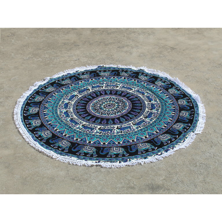 Mandala Round Beach Tapestry Hippie Mandala/Boho Decor Beach