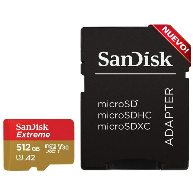 Memoria Micro SD 512GB Sandisk 4K 190MB/s SDSQXAV-512G-GN6MA SanDisk SDSQXAV-512G-GN6MA