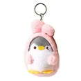 thumbnail image 4 of Llavero muñeca Sunnimix Pingüino oreja larga rosa, 4 of 8