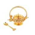 thumbnail image 1 of GROWTH TANK Seasoning Jar Multipurpose Luxury Spice Jars for Pepper Sugar Kitchen Counter Gold, 1 of 9