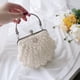 thumbnail image 4 of EeaseMX 1 bolso retro de perlas, bolso de hombro individual, bolso de mujer para citas, bolso informal para chicas., 4 of 7