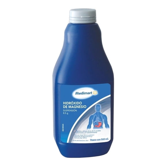 Hidróxido de magnesio Medimart 8.5 g, suspensión 360 ml