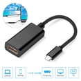 thumbnail image 2 of Adaptador compatible de tipo C a HDMI 4kx2k 30Hz 1080P Teléfono PC Cable de TV (Negro), 2 of 9