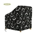 thumbnail image 7 of Renewold Waterproof Outdoor Chair Covers Windproof Lounge Deep Seat Covers Funiture Covering Halloween Decor for Stackable Furniture Seating, 29"W x 33"D x 36"H, Bat Moon Star Spider Web Print, 7 of 7