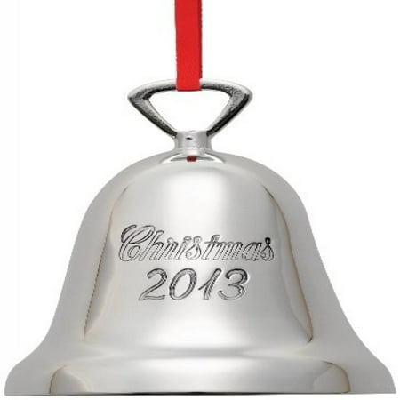 Reed & Barton Holly Bell Reed & Barton Christmas 2013 Bell Christmas Ornament with 2013 Year Marked, 3-Inch ()