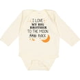 thumbnail image 3 of Inktastic I Love My Big Brother to the Moon and Back Boys or Girls Long Sleeve Baby Bodysuit, 3 of 5