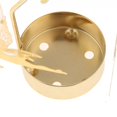 thumbnail image 4 of Candelero de la decoración de la Navidad Colco Soporte de lámpara de té de giratoria Dorado, 4 of 8