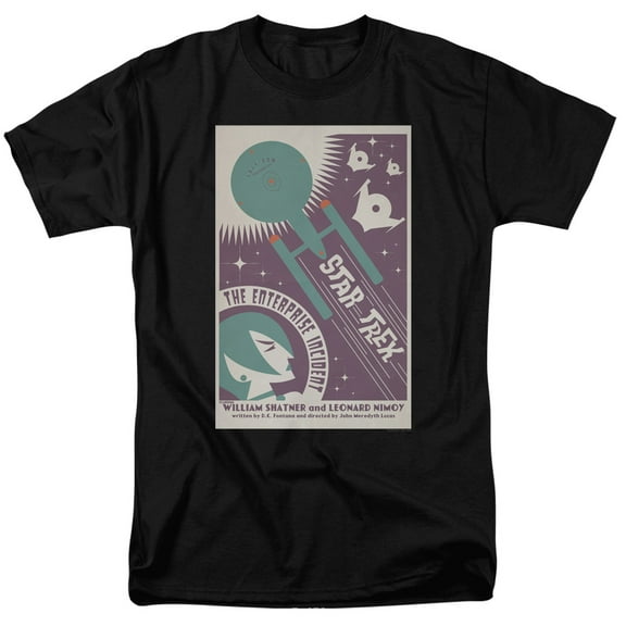 Star Trek Tos Episode 57 Adult 18/1 T-Shirt Black