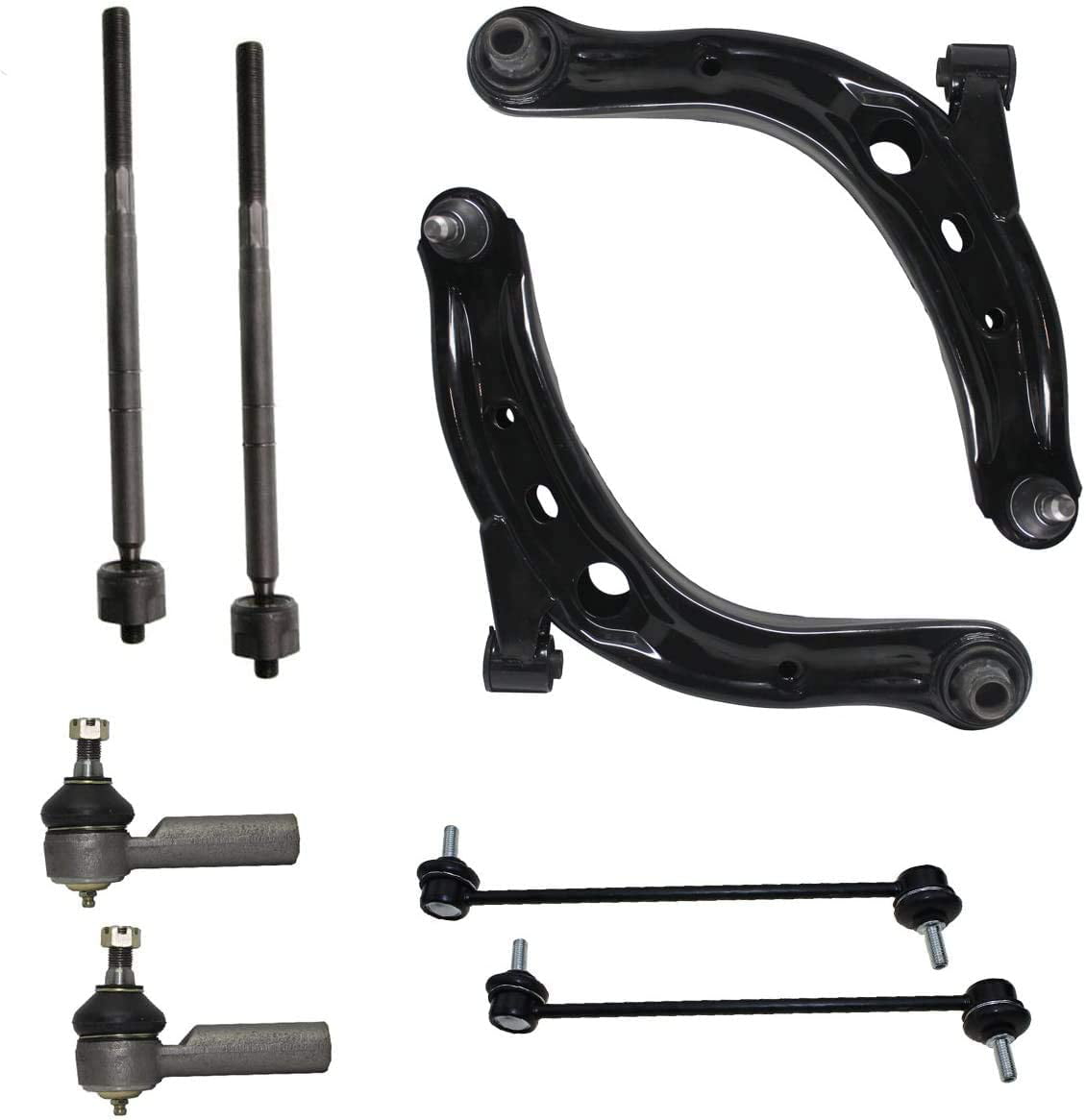 Front Lower Control Arm Sway Bar TieRod Suspension Kit 10PC for 05-09 FORD MAZDA 