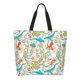 thumbnail image 1 of Balery Sea Animal Bolsa Tote Estilo Estético con Cremalleras, Bolsa de Hombro, Bolsa de Compras Grande y Plegable, 1 of 8