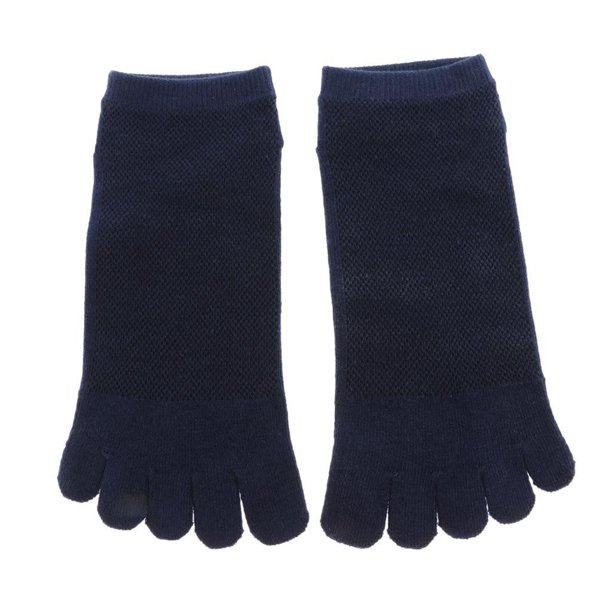Calcetines de Del Pie para Hombre Calcetines Deportivos de de Cinco Calcetines de Del Pie de Tobillo para , , talla inconfundible Yinane Calcetines con puntera de malla de algodón