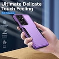 thumbnail image 3 of Entronix Funda Resistente Diseñada para Galaxy S23 Ultra, Cubierta Protectora a Prueba de Golpes de Triple Capa, Color Morado, 3 of 7